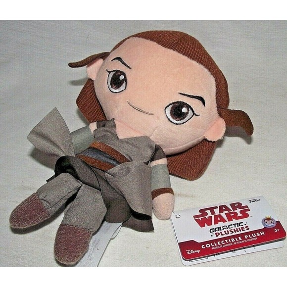 Star Wars Galactic Rey The Last Jedi Jakku Scavenger Plushies Plush 8" NWT Funko - Picture 3 of 3